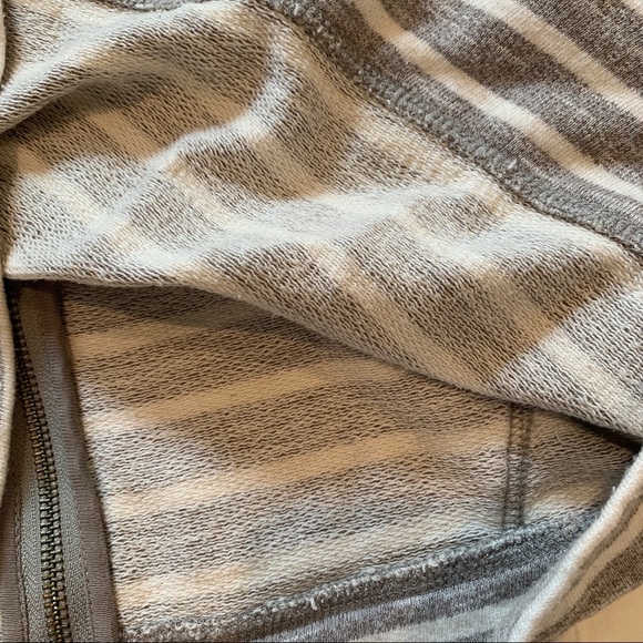 Lucky Brand Super Soft Striped Embroidered Hoodie - Picture 9 of 9